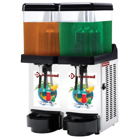 Distributeur de Boissons réfrigérées 2 cuves de 12 L - Diamond Promo - DD12/2B-R2 Distributeur de Boissons réfrigérées 2 cuves de 12 L - Diamond Promo - DD12/2B-R2