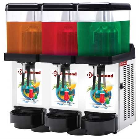 Distributeur de Boissons réfrigérées 3 cuves de 12 L - Diamond Promo - DD12/3T-R2 Distributeur de Boissons réfrigérées 3 cuves de 12 L - Diamond Promo - DD12/3T-R2