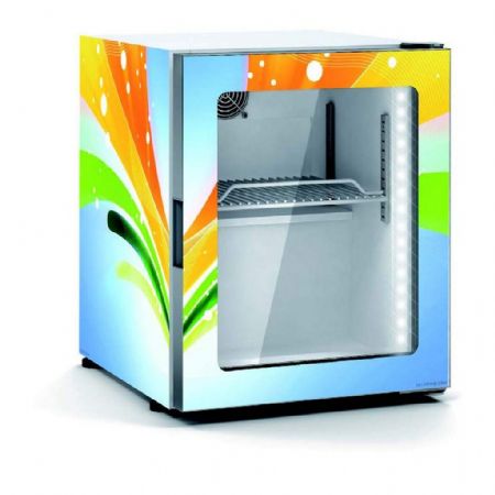Mini armoire positive 1 porte vitrée 38 L 410 mm - Docriluc - DECVA-3