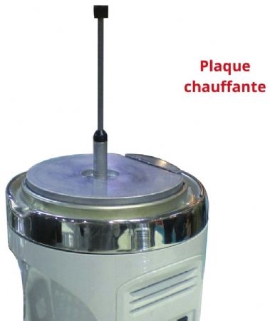 Chocolatière professionnelle dorée 5 litres