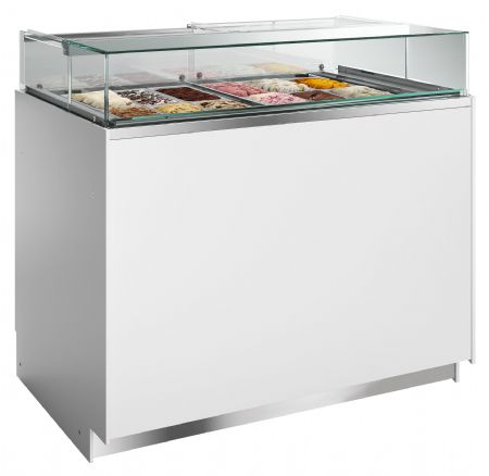 Congélateur de crème glacée 12 bacs Napoli -20 à 10 °C - Tefcold - DELTA NEW