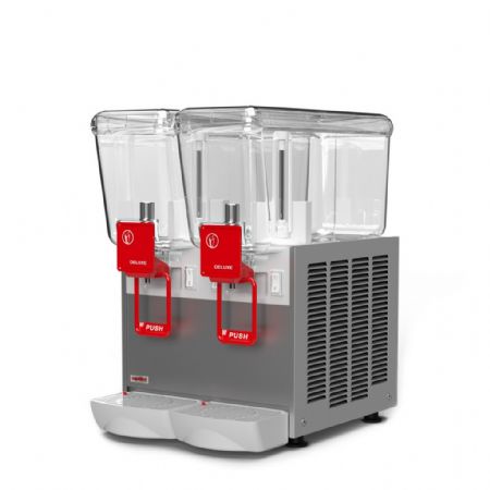 Machine à jus 2 cuves de 12 litres avec système agitateur ou pompe immergée - Ugolini - DELUXE12/2