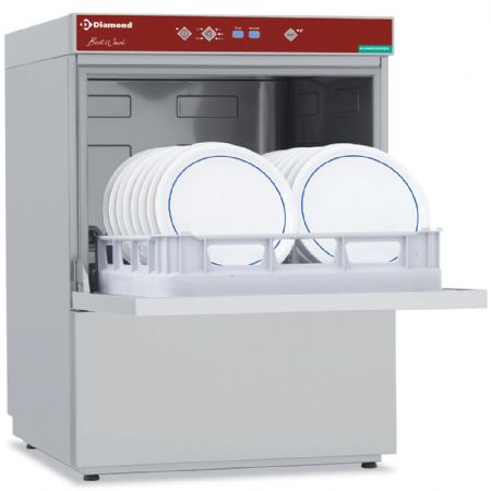 Lave-vaisselle professionnel avec pompe de vidange - Diamond - DFS7/6