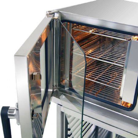 Four pâtissier électrique Touch Screen vapeur convection, 15 niveaux GN 1/1, auto-nettoyage - Diamond - DFV-1511/PTS