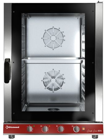 Four professionnel électrique mécanique vapeur convection GN 1/1 - Diamond Promo - DFV1011/CMC