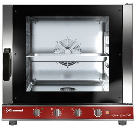 Four professionnel électrique mécanique GN 1/1 vapeur convection - Diamond Promo - DFV511/CMC