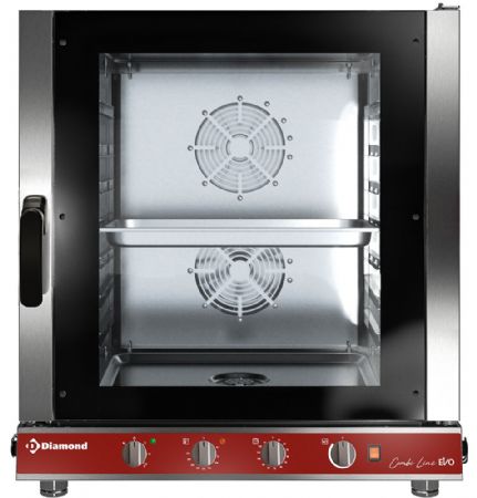Four électrique professionnel mécanique GN 1/1 vapeur convection - Diamond Promo - DFV711/CMC