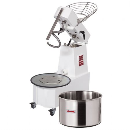 Pétrin 53 litres 2 vitesses - Tête relevable, cuve amovible - Automatique, digital, sur roues - Diamond Promo - DH53AL/T2V
