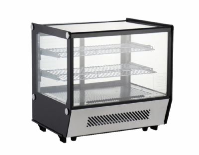 Vitrine de comptoir panoramique 0/ +12C - 160 litres