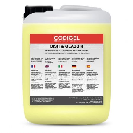 Liquide de lavage concentre pour verres et tasses (eaux dures jusqu' 30f) 10L