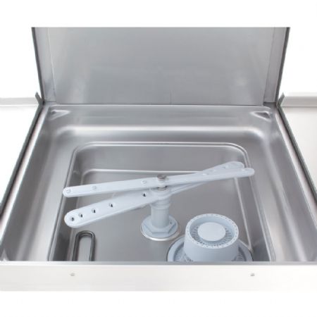 Lave-vaisselle � capot avec doseur de d�tergent liquide panier 500x500 mm