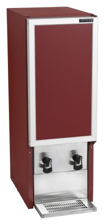 Distributeur de vin avec plateaux inox et pieds réglables - Tefcold - DKS95-2/20L