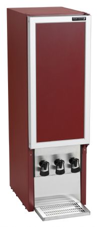 Distributeur de vin avec plateaux en acier inoxydable et pieds réglables - Tefcold - DKS95-3/10L