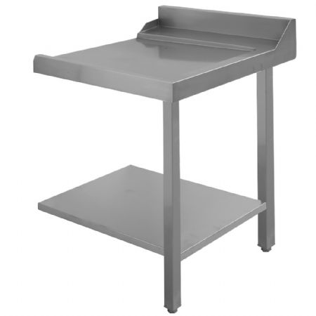 Table d'Entrée sortie droite configuration 90° pour paniers 600x500 700x770x850/1020 mm - Diamond - DLA-D7/DCR