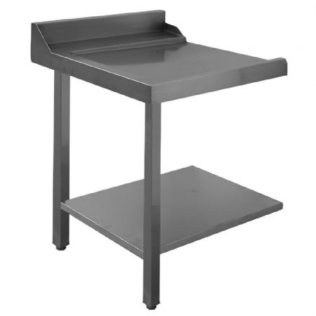 Table d'Entrée sortie gauche configuration 90° avec paniers 600x500 mm et dimensions 700x770x850/1020 mm - Diamond - DLA-S7/DCR
