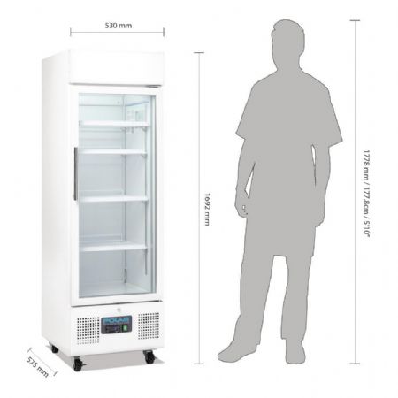 Armoire à Boissons positive 218 L blanche - Polar - DM075