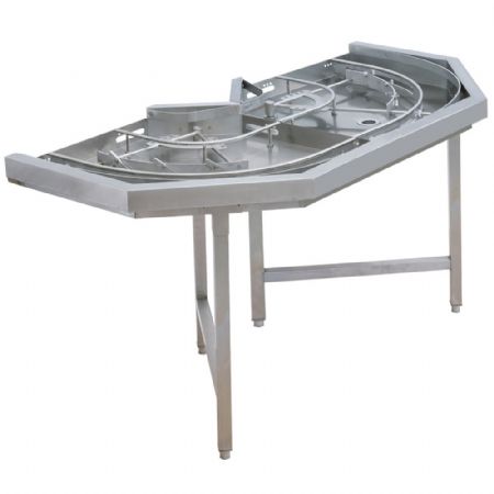 Elment courbe 180 sortie droite ou gauche - 1400 x 800 x 875mm