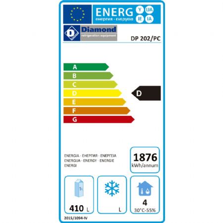 Table frigorifique positive 3 portes 550 L - Diamond Promo - DP202/PC-R2