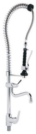 Robinetterie professionnelle pour plonge cuisine avec douchette et col de cygne mitigeur - Furnotel - DP608 Robinetterie professionnelle pour plonge cuisine avec douchette et col de cygne mitigeur - Furnotel - DP608