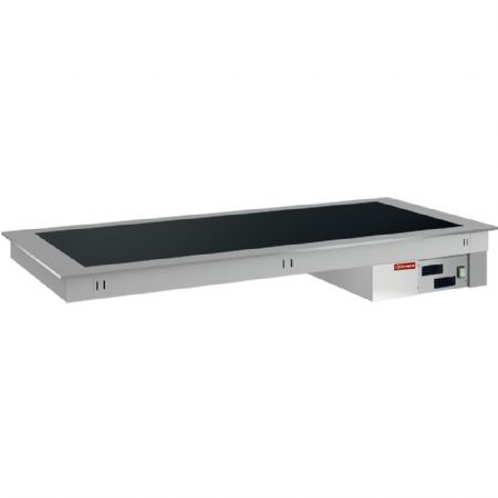 Élément chauffant professionnel à poser vitrocéramique 2 x GN 1/1 800x700x190 mm - Diamond - DPA/PVV08-D
