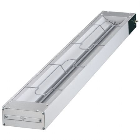 Chauffe-plat professionnel à plafond 0,66 kW aluminium 762x152x64 mm - Diamond - DRH-30