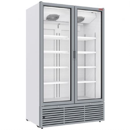 Armoire réfrigérée positive 1142 L 2 portes vitrées battantes blanche - Diamond Promo - DRP12-2W Armoire réfrigérée positive 1142 L 2 portes vitrées battantes blanche - Diamond Promo - DRP12-2W