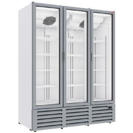 Armoire réfrigérée ventilée positive 1455 litres, 3 portes vitrées battantes - Blanche - Diamond Promo - DRP16-3W Armoire réfrigérée ventilée positive 1455 litres, 3 portes vitrées battantes - Blanche - Diamond Promo - DRP16-3W