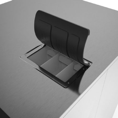 Lave-linge professionnel à sceller 14 kg commande tactile 880x954x1312 mm - Diamond - DRW14-TS/N