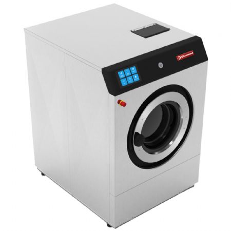 Lave linge aseptique carrosserie inox avec �cran tactile capacit� 23 kg puissance 17 kW