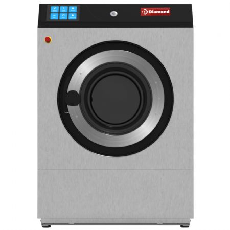 Lave linge aseptique carrosserie inox avec écran tactile capacité 23 kg puissance 17 kW Lave linge aseptique carrosserie inox avec écran tactile capacité 23 kg puissance 17 kW