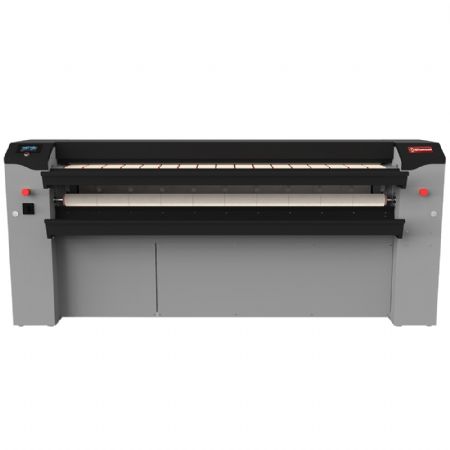 Sècheuse-repasseuse professionnelle rouleau diamètre 330 mm commande tactile 2704x794x1092 mm - Diamond - DSR207/33A-TS/N