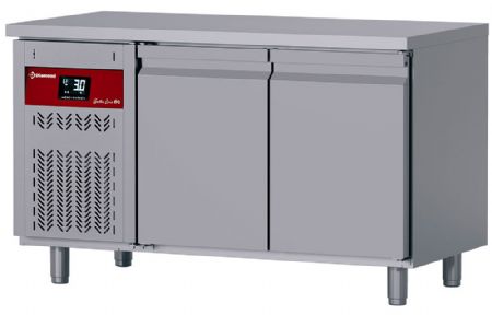 Table frigorifique positive 2 portes 260L avec groupe à gauche - Diamond - DT131/P9H-G