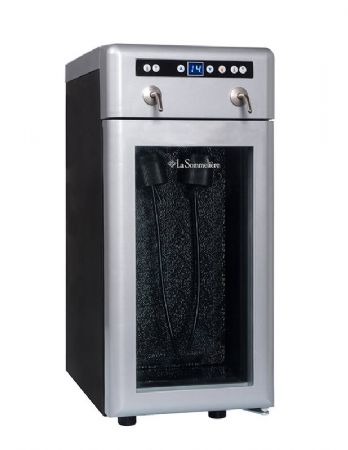 Cave  vins de mise  temprature 1 porte vitre - 2 bouteilles