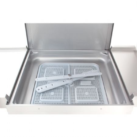 Lave-Vaisselle à Capot panier 500x500 mm Full Hygiene avec pompe de vidange - Diamond Promo - DXE8/6