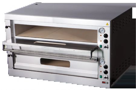 Four à pizza professionnel Triphasé Ø12x 33 cm - Redfox - E 12 L