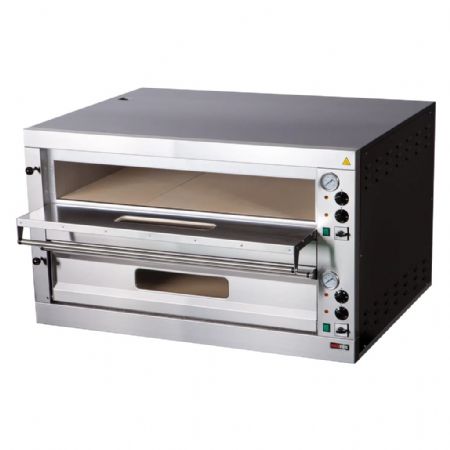 Four à pizza électrique 2 niveaux doté de 2 compartiments