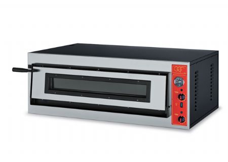 Four à pizza électrique professionnel monophasé ou triphasé 1 chambre 6 pizzas Ø 30 cm - GGF - E 6/60 Four à pizza électrique professionnel monophasé ou triphasé 1 chambre 6 pizzas Ø 30 cm - GGF - E 6/60