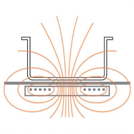 Fourneau profondeur 700 électrique 4 feux 8.8 kW à poser - Diamond - E17/4VC8T-N