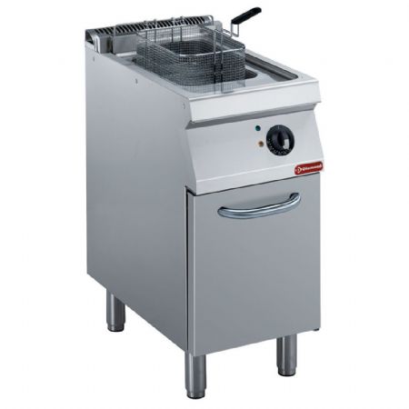 Friteuse cuisine pro profondeur 700 électrique 14 L 8.7 kW - Diamond - E17/F14A4-N