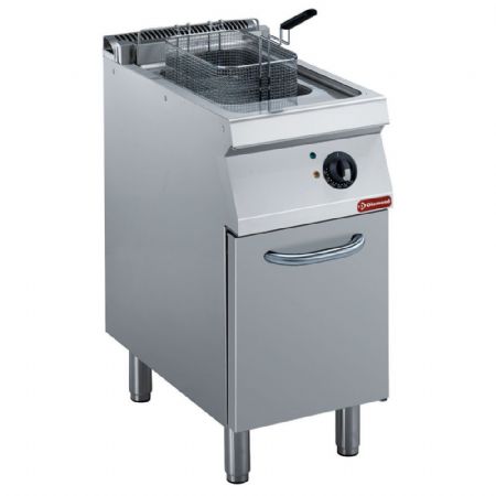 Friteuse électrique monophasée sur armoire 1 cuve 14 litres 8.7 kW - Diamond Gold - E17/F14A4-N