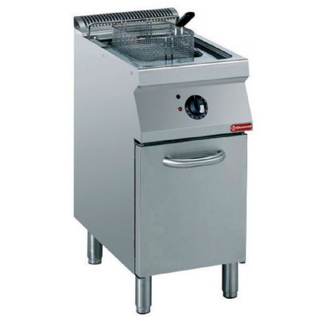 Friteuse cuisine pro profondeur 700 électrique 15 L 10 kW - Diamond - E17/F15A4-N