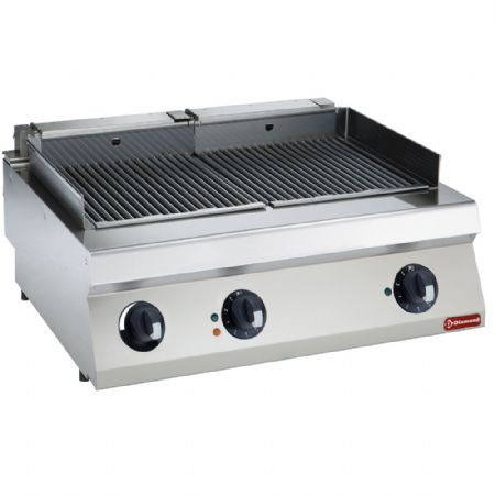 Grill pierre de lave profondeur 700 électrique 7.5 kW surface de cuisson 690x400 mm - Diamond Promo - E17/GPLP2-HP Grill pierre de lave profondeur 700 électrique 7.5 kW surface de cuisson 690x400 mm - Diamond Promo - E17/GPLP2-HP