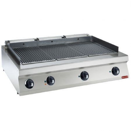 Grill pierre de lave profondeur 700 électrique 1200x700x250(320) mm - Diamond Promo - E17/GPLP3-HP