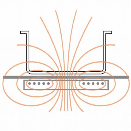 Fourneau profondeur 900 à induction 4 foyers 20 kW Monophasé - Diamond - E22/4ID8T-N