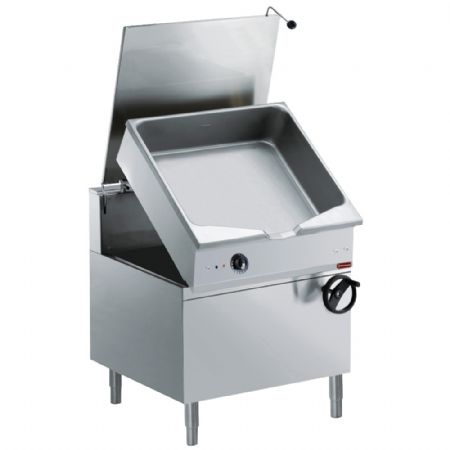 Sauteuse professionnelle basculante triphasée, cuve Duomat 80 L - Diamond - E22/BA8C-N