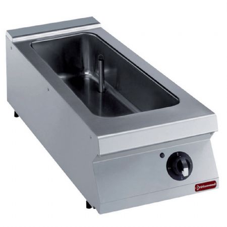 Bains-marie pro ligne profondeur 900 électrique 4 cuves pour bacs GN 1/3 h150 mm - Diamond - E22/BM4T-N Bains-marie pro ligne profondeur 900 électrique 4 cuves pour bacs GN 1/3 h150 mm - Diamond - E22/BM4T-N