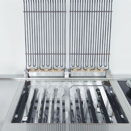 Grill lectrique HP 400mm - surface de cuisson 350x600mm  poser