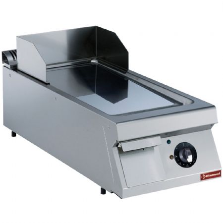 Plaque de cuisson professionnelle triphasée - à poser lisse en chrome dur - gamme 900 - Diamond