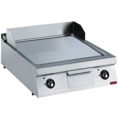 Plaque à snacker pro profondeur 900 électrique lisse chrome dur 15 kW - Diamond - E22/PLCD8T-N