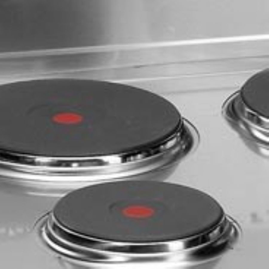 Cuisinire lectrique  poser 2 plaques rondes - profondeur 600mm